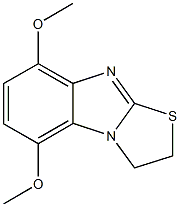 5,8-dimethoxy-2,3-dihydro[1,3]thiazolo[3,2-a]benzimidazole Struktur