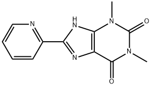 1,3-dimethyl-8-(2-pyridinyl)-3,7-dihydro-1H-purine-2,6-dione Struktur