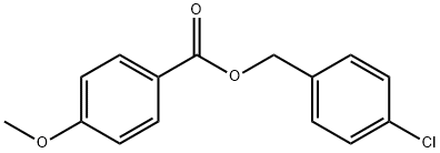 4-chlorobenzyl 4-methoxybenzoate Struktur