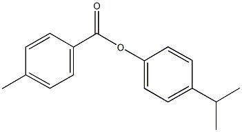 4-isopropylphenyl 4-methylbenzoate Struktur