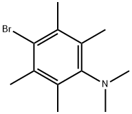 N-(4-bromo-2,3,5,6-tetramethylphenyl)-N,N-dimethylamine Struktur