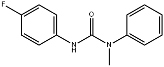 N'-(4-fluorophenyl)-N-methyl-N-phenylurea Struktur