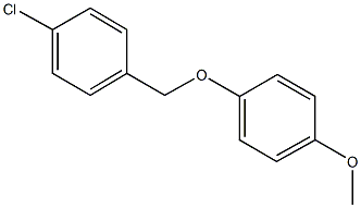 1-[(4-chlorobenzyl)oxy]-4-methoxybenzene Struktur