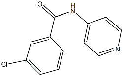 3-chloro-N-(4-pyridinyl)benzamide Struktur