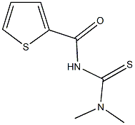 N,N-dimethyl-N'-(2-thienylcarbonyl)thiourea Struktur