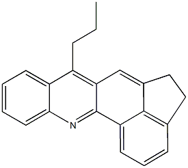 7-propyl-4,5-dihydroindeno[1,7-bc]acridine Struktur