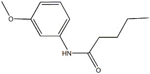 N-(3-methoxyphenyl)pentanamide Struktur