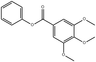 phenyl 3,4,5-trimethoxybenzoate Struktur