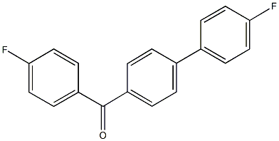 (4'-fluoro[1,1'-biphenyl]-4-yl)(4-fluorophenyl)methanone Struktur