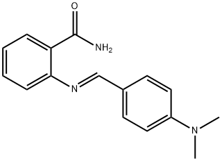 2-{[4-(dimethylamino)benzylidene]amino}benzamide Struktur