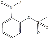 2-nitrophenyl methanesulfonate Struktur