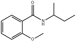 N-(sec-butyl)-2-methoxybenzamide Struktur