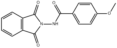 N-(1,3-dioxo-1,3-dihydro-2H-isoindol-2-yl)-4-methoxybenzamide Struktur