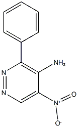 4-amino-5-nitro-3-phenylpyridazine Struktur