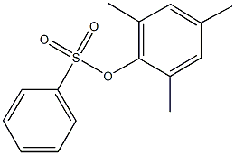 mesityl benzenesulfonate Struktur