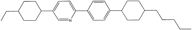 5-(4-ethylcyclohexyl)-2-[4-(4-pentylcyclohexyl)phenyl]pyridine Struktur