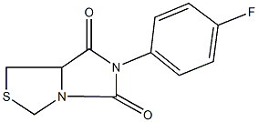 6-(4-fluorophenyl)-1H-imidazo[1,5-c][1,3]thiazole-5,7(6H,7aH)-dione Struktur