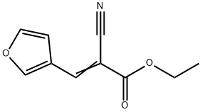 ethyl 2-cyano-3-(3-furyl)acrylate Struktur