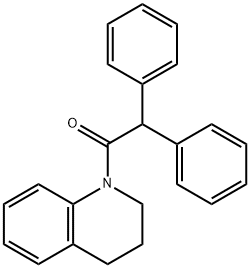 1-(diphenylacetyl)-1,2,3,4-tetrahydroquinoline Struktur