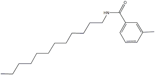 N-dodecyl-3-methylbenzamide Struktur