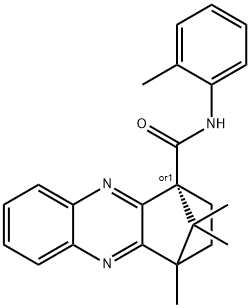 12,15,15-trimethyl-N-(2-methylphenyl)-3,10-diazatetracyclo[10.2.1.0~2,11~.0~4,9~]pentadeca-2(11),3,5,7,9-pentaene-1-carboxamide Struktur