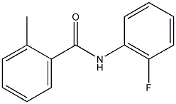 N-(2-fluorophenyl)-2-methylbenzamide Struktur