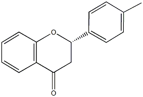 2-(4-methylphenyl)-2,3-dihydro-4H-chromen-4-one Struktur