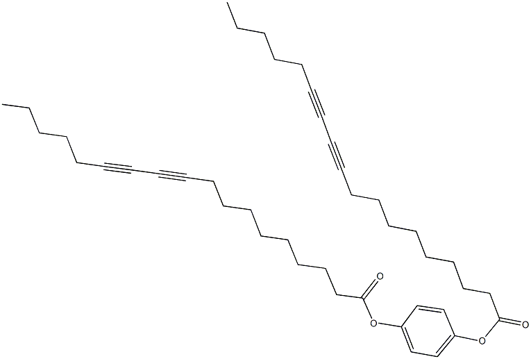 4-(10,12-octadecadiynoyloxy)phenyl 10,12-octadecadiynoate Struktur