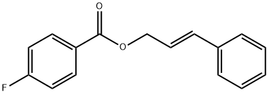 cinnamyl 4-fluorobenzoate Struktur