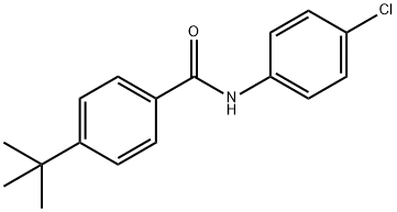 4-tert-butyl-N-(4-chlorophenyl)benzamide Struktur