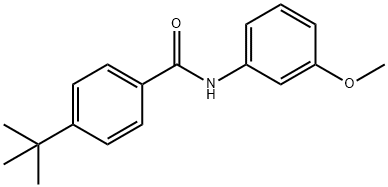 4-tert-butyl-N-(3-methoxyphenyl)benzamide Struktur