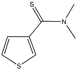 N,N-dimethyl-3-thiophenecarbothioamide Struktur