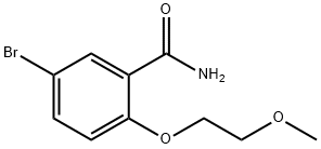 5-bromo-2-(2-methoxyethoxy)benzamide Struktur