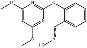 2-[(4,6-dimethoxy-2-pyrimidinyl)oxy]benzaldehyde oxime Struktur