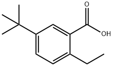 5-tert-butyl-2-ethylbenzoic acid Struktur