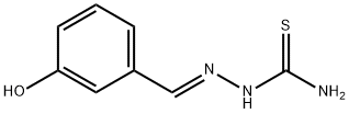 3-hydroxybenzaldehyde thiosemicarbazone Struktur