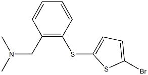 N-{2-[(5-bromo-2-thienyl)sulfanyl]benzyl}-N,N-dimethylamine Struktur