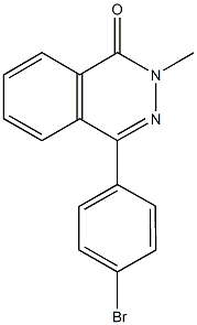 4-(4-bromophenyl)-2-methyl-1(2H)-phthalazinone Struktur