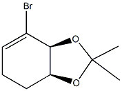 7-bromo-2,2-dimethyl-3a,4,5,7a-tetrahydro-1,3-benzodioxole Struktur