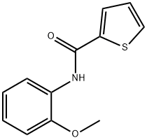 N-[2-(methyloxy)phenyl]thiophene-2-carboxamide Struktur