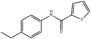 N-(4-ethylphenyl)-2-thiophenecarboxamide Struktur