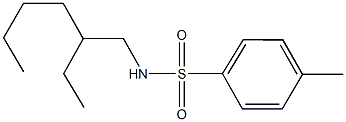 N-(2-ethylhexyl)-4-methylbenzenesulfonamide Struktur