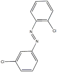 1-(2-chlorophenyl)-2-(3-chlorophenyl)diazene Struktur