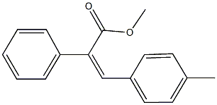 methyl 3-(4-methylphenyl)-2-phenylacrylate Struktur