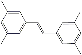 1-[2-(3,5-dimethylphenyl)vinyl]-3,5-dimethylbenzene Struktur