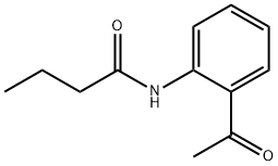 N-(2-acetylphenyl)butanamide Struktur