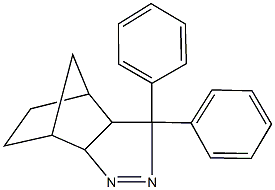 5,5-diphenyl-3,4-diazatricyclo[5.2.1.0~2,6~]dec-3-ene Struktur