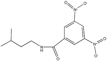 3,5-dinitro-N-isopentylbenzamide Struktur