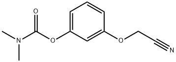 3-(cyanomethoxy)phenyl dimethylcarbamate Struktur