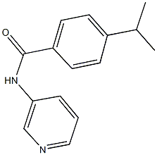 4-isopropyl-N-(3-pyridinyl)benzamide Struktur